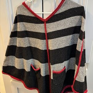 Patagonia Striped Cotton Poncho